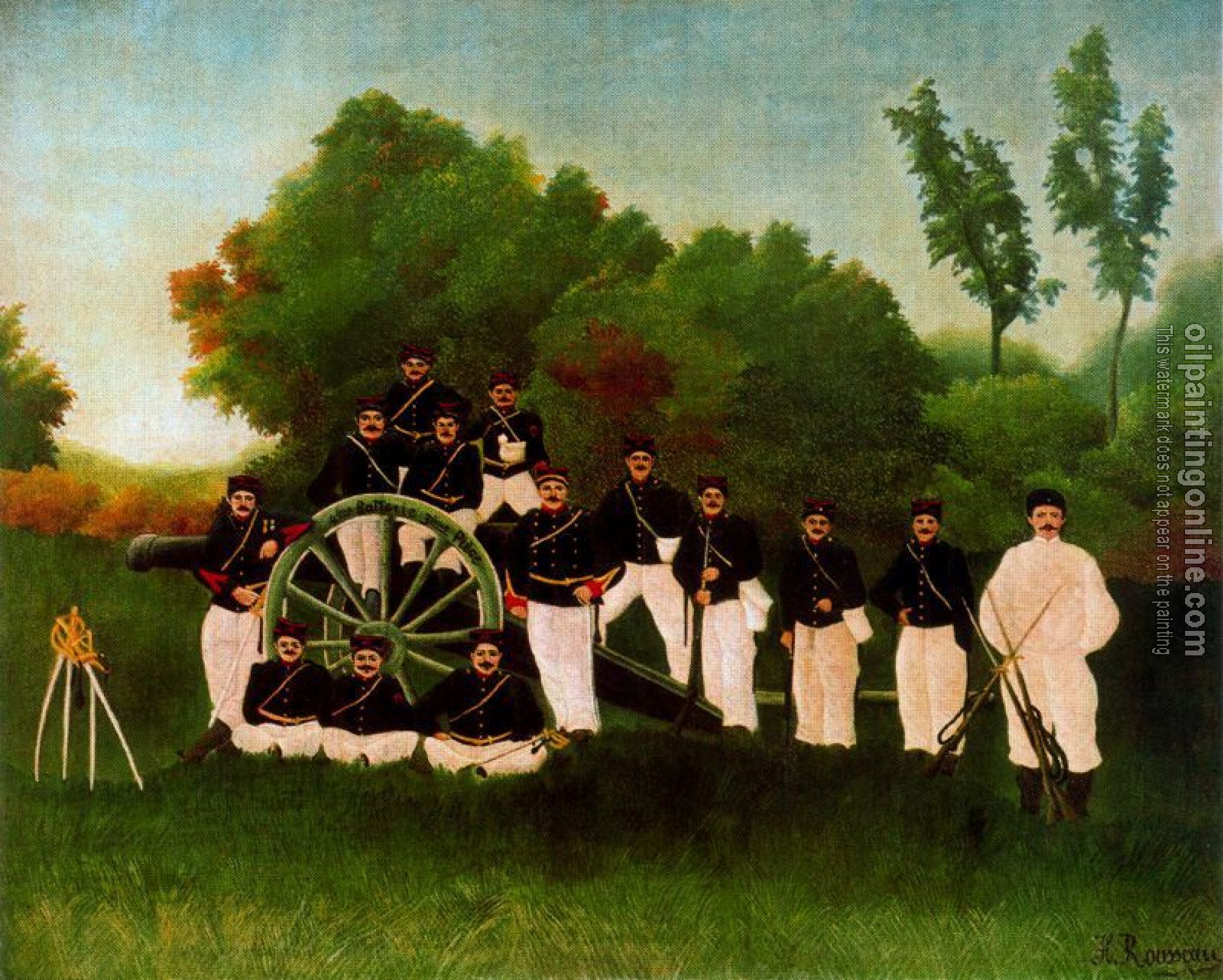 Henri Rousseau - Artillerymen